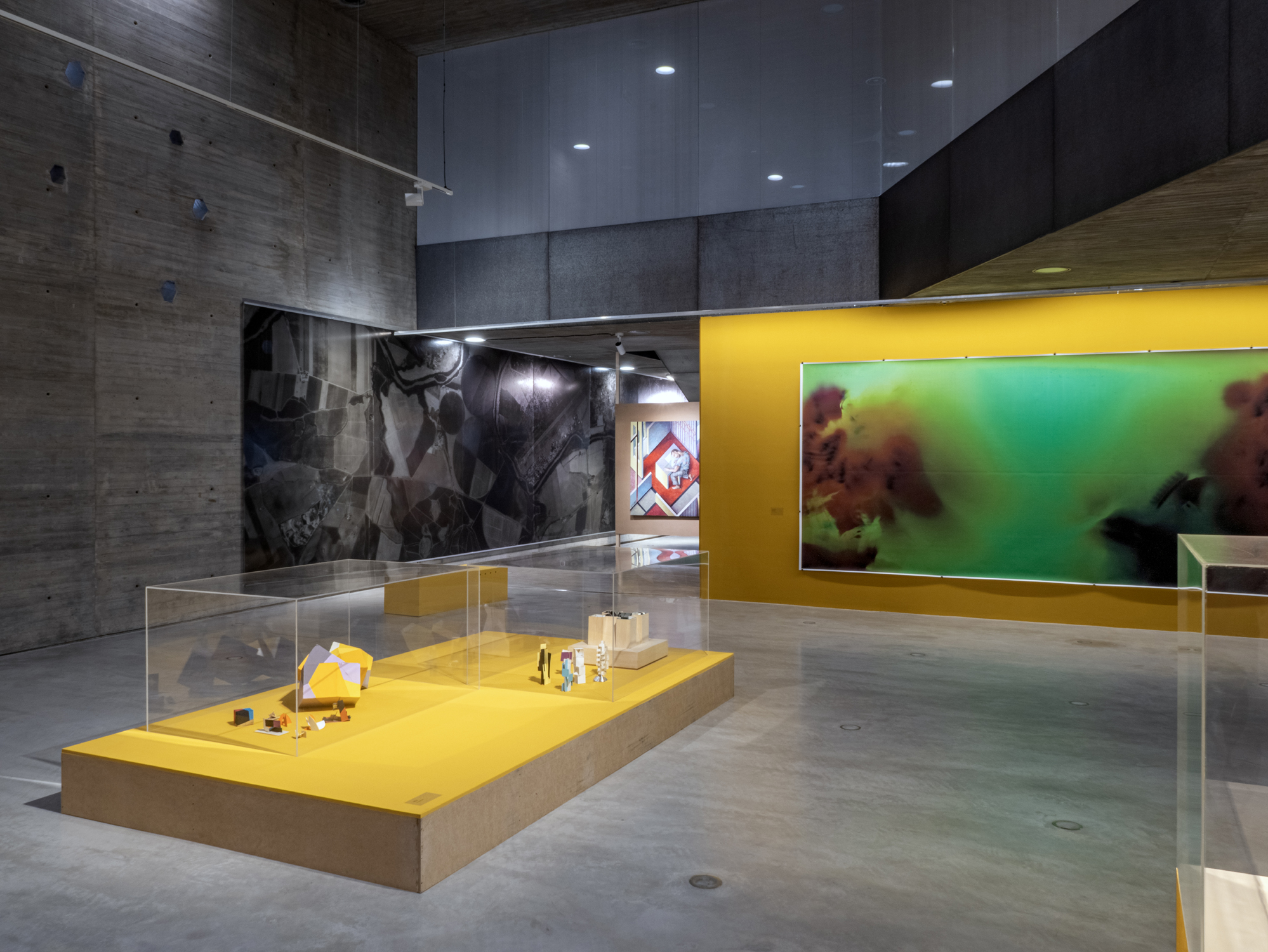 Vistas de la exposición, "Ciudad de quien" en el C3A. Fotografía: Juan López